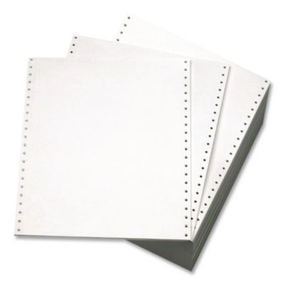 Premium Continuous Print Computer Paper, 1-Part, 92 Bright, 20 Lb Bond Weight, 9.5 x 11, 2,300/Carton