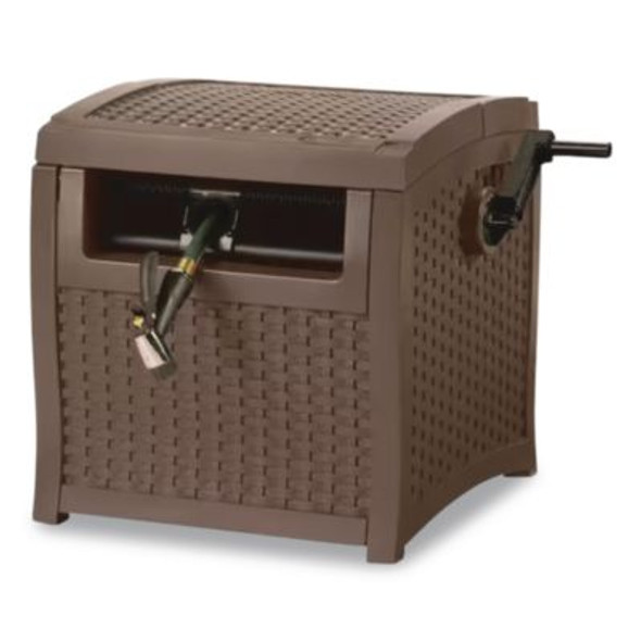 225 Ft Smart Trak Hose Hideaway, 25.25" x 20.75" x 21.5", Java