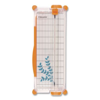 Personal Paper Trimmer, 7 Sheets, 12" Cut Length, Plastic Base, 5.5 X 14