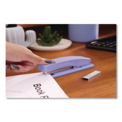 Cub Compact Metal Staplers, 20 Sheet Capacity, Periwinkle