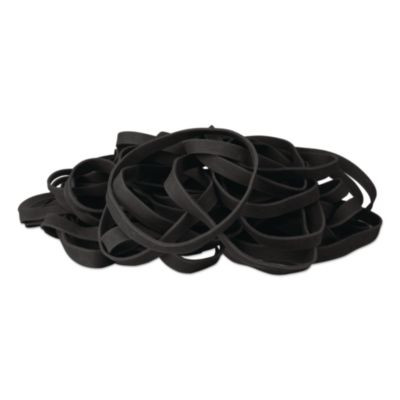 Advantage Classic Black Rubber Bands, Size 64, 0.04" Gauge, 1 Lb Box, 320/Box