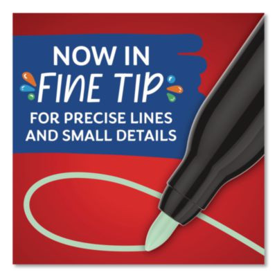 Creative Markers, Fine Tip Bullet Tip, Assorted, 24/Pack