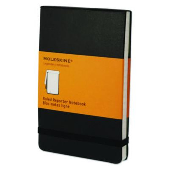 Reporter Notepad, Black Cover, Narrow Rule, (192) White 3 x 5 Sheets