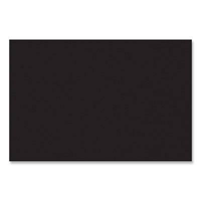 Sunworks Construction Paper, 50 Lb Text Weight, 24 x 36, Black, 50/Pack