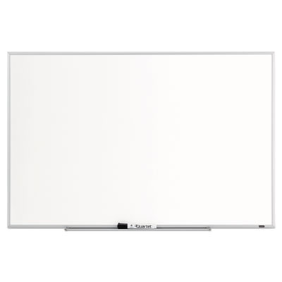 Dry Erase Board, 36" x 24", White Surface, Satin Aluminum Frame