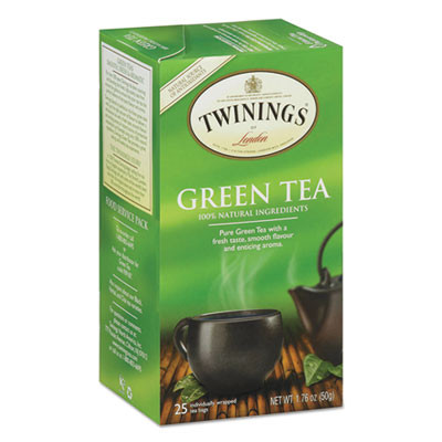Tea Bags, Green, 1.76 Oz, 25/Box