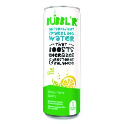 Antioxidant Sparkling Water, Lemon Lime Twist'r, 12 Oz Can, 12 Cans/Carton