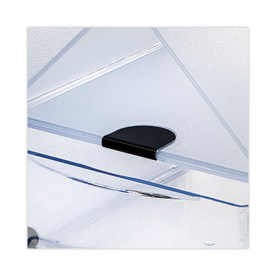 Stackable Cube Organizer, Double Cube, Plastic, 12 x 6 x 6, Clear