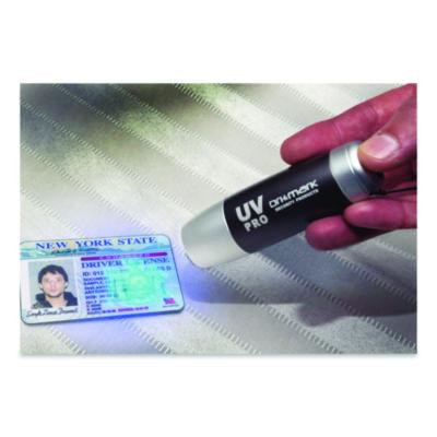Uv Pro Ultraviolet Counterfeit Detector For Usd And Most International Currencies, Black/Silver