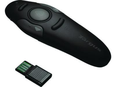 Wireless Usb Presenter With Laser Pointer, Class 2, 50 Ft Range, Black