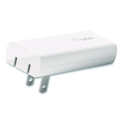Boost Charge Dual Wall Charger With Pps + Usb-C Cable With Lightning Connector, White