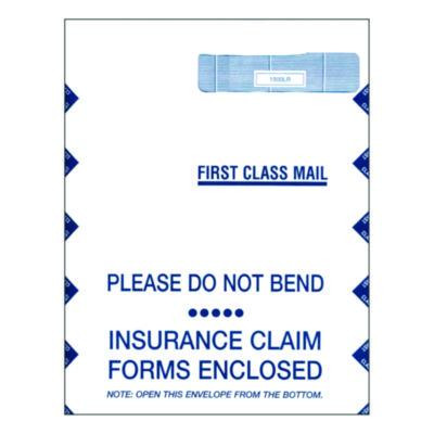 Jumbo Cms-1500 Health Insurance Form Envelopes For 50 Forms, Square Flap, Self-Adhesive Closure, 9 x 12.5, White, 100/Pack
