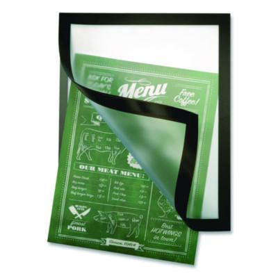 Indoor Window Sign Holder, 8.5 x 11 Insert, Black Frame, 5/Pack