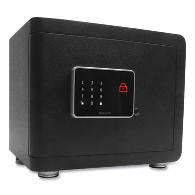 Bluetooth Smart Safe With Touch Screen, 15 x 11.8 x 11.8, 0.97 Cu Ft, Black