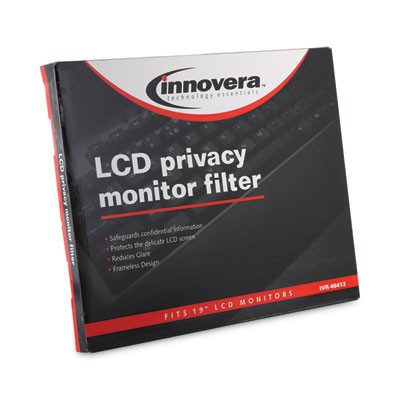 Premium Antiglare Blur Privacy Monitor Filter For 19" To 20" Flat Panel Monitor