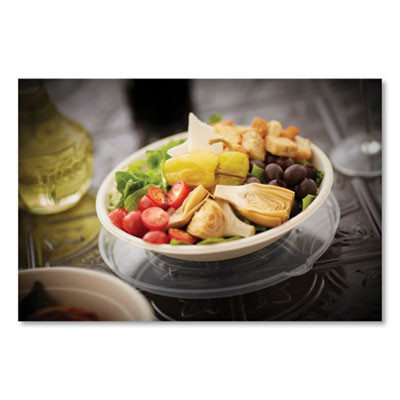 Earthchoice Fiber-Blend Bagasse Dinnerware, Bowl, Sugarcane, 32 Oz, Natural, 400/Carton