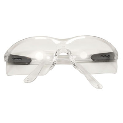 V20 Visio Safety Glasses, Silver Half Frame, Clear Dual Lens, 12/Carton