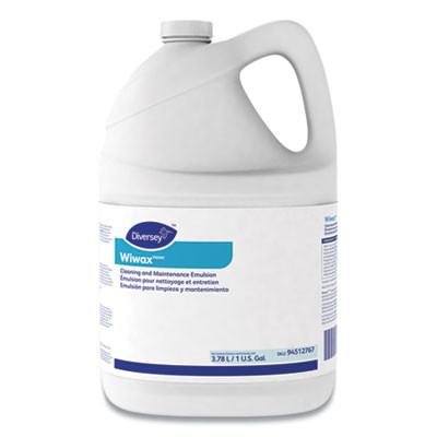 Wiwax Cleaning And Maintenance Solution, Unscented, 1 Gal Bottle, 4/Carton