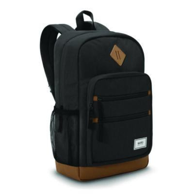 Re:Fresh Machine Washable Backpack, Fits Devices Up To 15.6", 11.4 x 5.25 x 17.5, Dark Gray