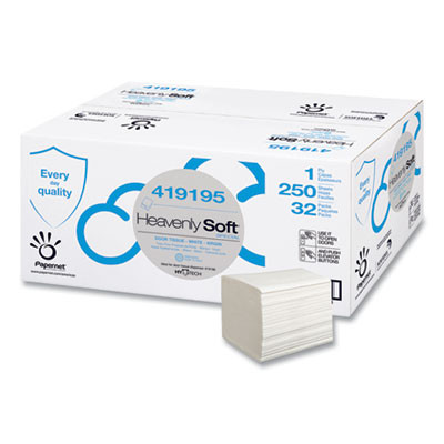 Heavenly Soft Special Door Tissue, 1-Ply, 4.1 x 5.1, White, 250/Pack, 32 Packs/Carton