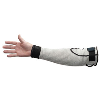 G60 Level 5 Cut Resistant Sleeves, One Size Fits All, Salt And Pepper, 24/Carton