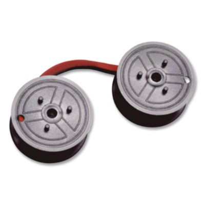 E3027 Calculator Ribbon, Black/Red, 12/Box