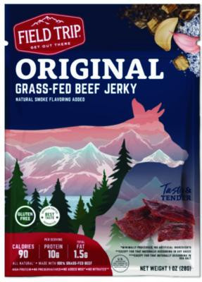 Beef Jerky, Original, 1 Oz Bag, 12 Bags/Carton