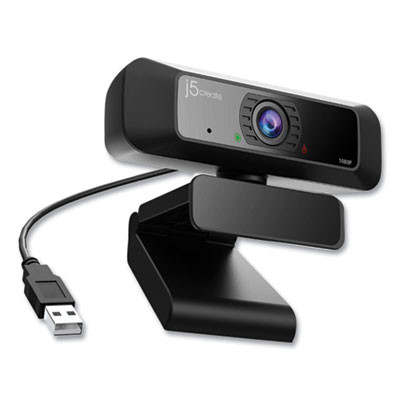 Jvcu100 Usb Hd Webcam, 1920 Pixels x 1080 Pixels, 2 Mpixels, Black