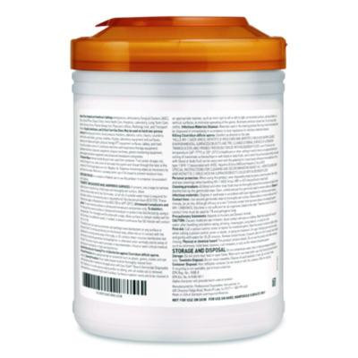 Sani-Cloth Bleach Germicidal Disposable Wipes, Deep-Well Lid Canister, 10.5 X 6, 75/Canister