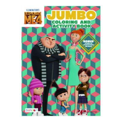 Despicable Me 4 Jumbo Coloring And Activity Book, Ages 3 And Up, 10.75 x 7.75 Sheets, 64 Pages