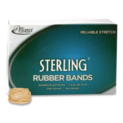 Sterling Rubber Bands, Size 12, Natural Crepe, 3,400/Box