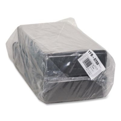 Supermarket Tray, #7S, 14.62 x 5.62 x 0.67, Black, Foam, 250/Carton