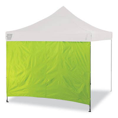 Shax 6098 Pop-Up Tent Sidewall, Single Skin, 10 Ft x 10 Ft, Polyester, Lime