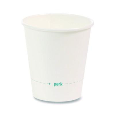 White Paper Hot Cups, 8 Oz, 50/Pack