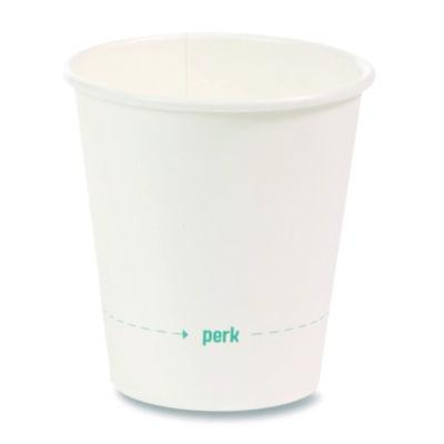 White Paper Hot Cups, 10 Oz, 50/Pack