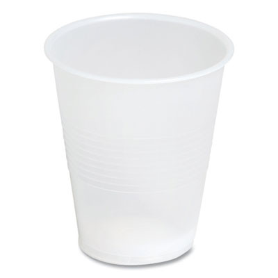Plastic Cold Cups, 7 Oz, Clear, 100/Pack