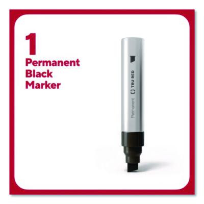 Xl Permanent Marker, Extra-Broad Chisel Tip, Black