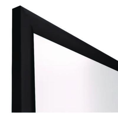 Magnetic Porcelain Dry Erase Board, 72" x 48", White Surface, Black Aluminum Frame