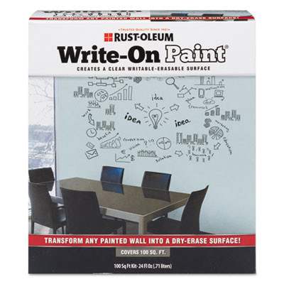Write-On Paint, Interior, Matte Clear, 24 Oz Pouch