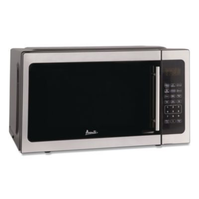 1.5 Cu Ft Countertop Microwave, 1,000 W, Stainless Steel/Black
