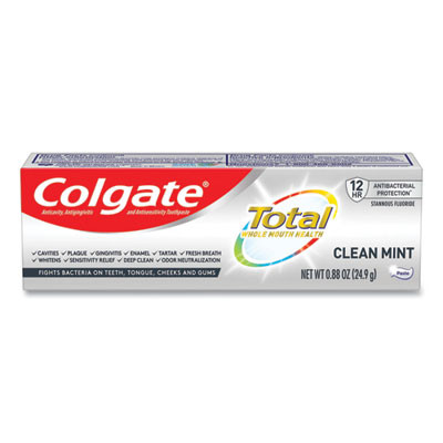 Total Toothpaste, Coolmint, 0.88 Oz, 24/Carton
