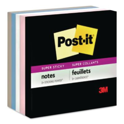 Pads In Simply Serene Colors, 3 x 3, 90 Sheets/Pad, 5 Pads/Pack