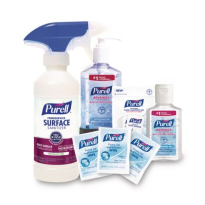 Employee Care Kit, Hand And Surface Sanitizers, 6/Carton