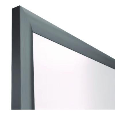 Magnetic Porcelain Dry Erase Board, 72" x 48", White Surface, Gray/Natural Aluminum Frame