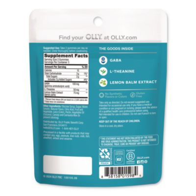 Goodbye Stress Gummy, Berry Verbena, 10/Pack