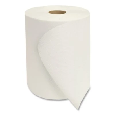 Morsoft Universal Roll Towels, 1-Ply, 8" x 1,000 Ft, White, 6 Rolls/Carton