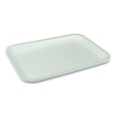 Supermarket Tray, #2S, 8.2 x 5.7 x 0.65, White, Foam, 500/Carton