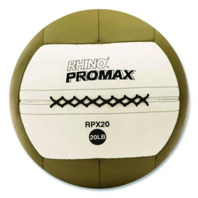 Rhino Promax Medicine Ball, 20 Lb, Brown