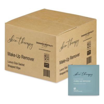 Luxury Wipe, Individually Wrapped, 1-Ply, 9.25 x 6, Fresh Aloe, White, 500/Carton