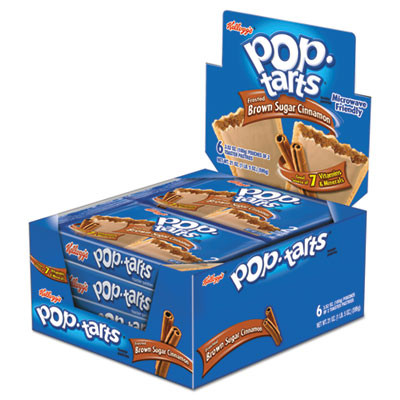 Pop Tarts, Frosted Brown Sugar Cinnamon, 3.52 Oz, 2/Pack, 6 Packs/Box